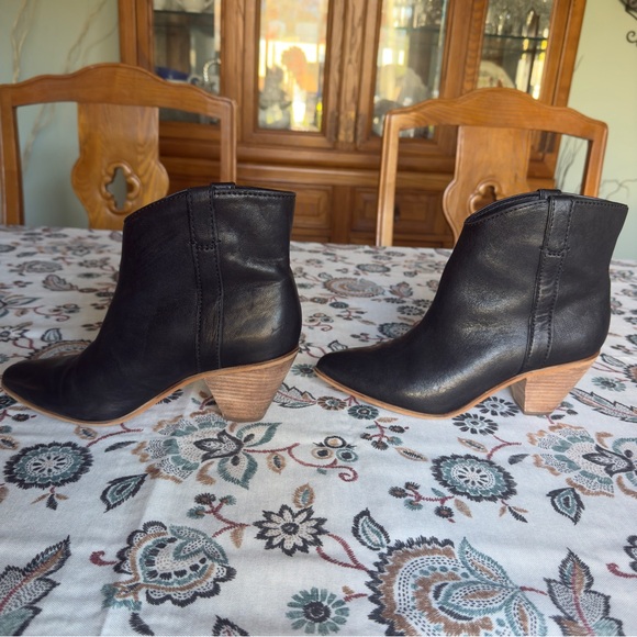 Frye & Co. Womens Black Maley Pull Tab Bootie Size 7.5M - Picture 4 of 9